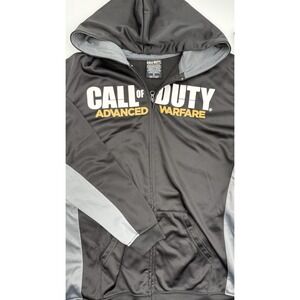 Bio World Call‎ of Duty Advanced Warfare Black & Gray Hooded Full Zip Sz XL (14)